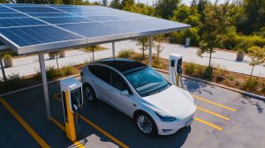 carro elétrico com energia solar